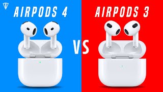 Apple AirPods 4 VS Apple AirPods 3 [upl. by Feola]