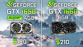 GTX 1650 Super vs GTX 1660 Test in 10 Games [upl. by Rengaw]