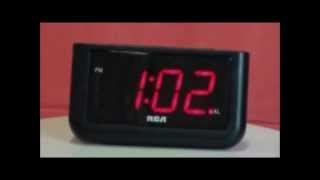 RCA RCD30 Electric Large Display Alarm Clock [upl. by Lucilla]