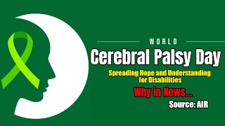 Cerebral Palsy Awareness Day Spreading Hope and Understanding for Disabilities  7th Oct [upl. by Dugald]