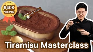 Amazing Tiramisu Masterclass  Simple but delicious recipe [upl. by Horlacher]