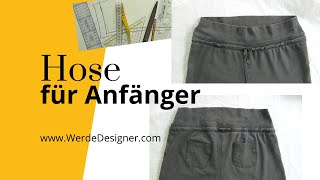 Hose Schnittmuster für Anfänger [upl. by Poore843]