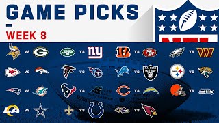 NFL Week 8 Game Picks [upl. by Los]