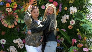 Carrington Durham and Isabella Durham attend REACHs preCoachella celebrity gifting lounge [upl. by Mathe]