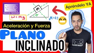 ✅PLANO INCLINADO con ROZAMIENTO  𝙀𝙡 𝙨𝙚𝙘𝙧𝙚𝙩𝙤 𝙥𝙖𝙧𝙖 𝙖𝙣𝙖𝙡𝙞𝙯𝙖𝙧𝙡𝙤 😎​🫵​💯​ Física Estática [upl. by Enyalahs]