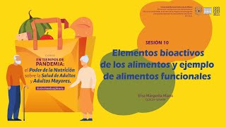 Elementos bioactivos de los alimentos y ejemplo de alimentos funcionales [upl. by Anisah912]