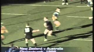 Greatest All Black Fullback Ever Christian Cullens All Black Tries [upl. by Eirhtug]