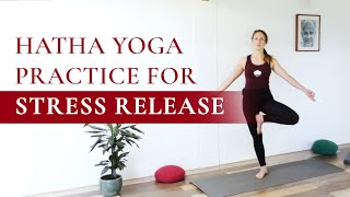 Gentle Hatha Yoga Flow  Melt Away Stress in 40 Min  Arhanta Yoga [upl. by Restivo833]