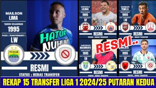 RESMI❗INILAH 15 TRANSFER LIGA 1 202425 PUTARAN KEDUA  PERSIB HARI INI  BERITA PERSIB  PERSIB [upl. by Retsel]