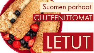 Gluteenittomat letut  paras gluteeniton lettutaikina [upl. by Ayk]