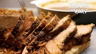 Slow Cooker or OvenBraised Spiced Tangy Brisket  Cooking with Kurt [upl. by Nnylrats610]