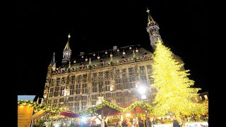 Aachen Germany Christmas Market  Aachener Weihnachtsmarkt [upl. by Lainahtan]