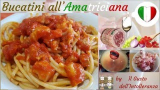 Bucatini allAmatriciana [upl. by Aietal]