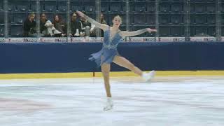 Lara Naki Gutmann ITA FS  Nepela Memorial 2024 [upl. by Jacobo]