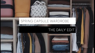 Making My Spring Capsule Wardrobe  THE DAILY EDIT  The Anna Edit [upl. by Gustafsson]