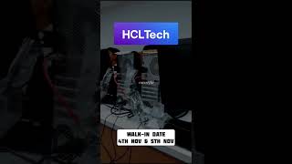 HCL TECH WALKIN DRIVE FRESHERS [upl. by Pump]