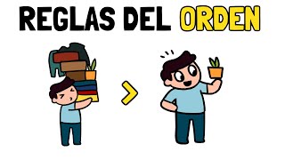 3 REGLAS para una casa LIMPIA y ORDENADA todo el tiempo [upl. by Naaitsirhc]