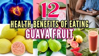 12 Health Benefits Of Eating Guava Fruit [upl. by Nilhsa]