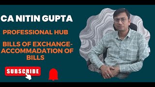 ACCOMMODATION OF BILLS   NEW SYLLABUS  BY CA NITIN GUPTA [upl. by Nylirac175]