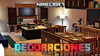 FURNITURE MOD MINECRAFT PE Y BEDROCK 118 [upl. by Sharlene]