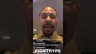 Andre Ward REACTS to Mike Tyson LOSING to Jake Paul [upl. by Kucik]