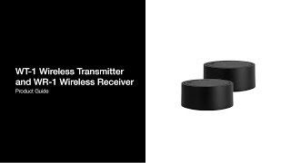 WT1 Wireless Transmitter and WR1 Wireless Receiver  Product Guide [upl. by Ahseem760]