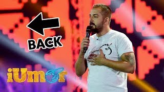 Un fost finalist de la iUmor din nou pe scenă Gabriel Gherghe sa întors să facă show [upl. by Aronos]