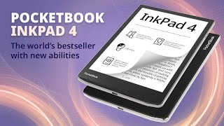 PocketBook InkPad 4  the world’s bestseller with new abilities [upl. by Barabbas]