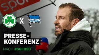 Siewert quotEnergie von den Rängen gespürtquot  PK nach SGFBSC [upl. by Punak]