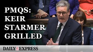 PMQs IN FULL Starmer faces grilling at Prime Ministers Questions [upl. by Alliuqat]