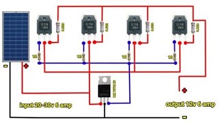 How to make solar battery charge controller  30v dc to 12v 6amp mppt [upl. by Livvi]