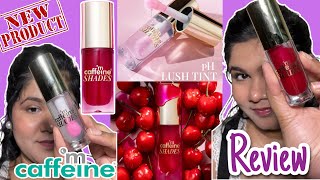 Mcaffeine Hydra Gloss Lip oil ReviewSwatches🍒👄💕Mcaffeine ph lush lip amp cheek colour changing tint😍 [upl. by Nikolas]