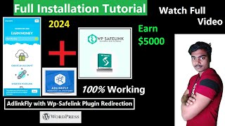 AdlinkFly with WpSafelink Plugin Redirection 2023  wp safelink adlinkfly Tutorial [upl. by Roseanne]