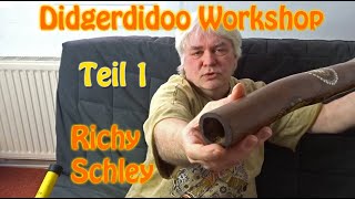 Didgeridoo Grundton spielen lernen Video Anleitung Tutorial deutsch  Teil 1 Richy Schley [upl. by Kirstyn648]