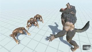 werewolf simulation game animals Android gameplay 2024 [upl. by Tail924]