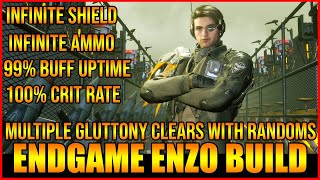 Almost Immortal Enzo Gluttony Hits Hard Infinite Ammo Endgame Build Guide The First Descendant [upl. by Airitak]