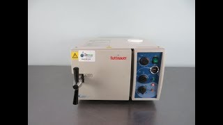 Tuttnauer Autoclave Valueklave 1730 For Sale [upl. by Uni]