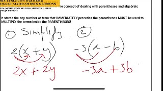 CSEC ONLINE MATH CLASSTHE DISTRIBUTIVE LAW IN ALGEBRA  SBAOUTLINE amp INTRO EXPLANATION [upl. by Nuri]