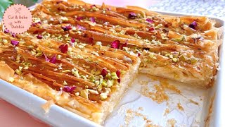 Delicious Dessert With Phyllo Pastry  TikTok Viral Recipe [upl. by Nagaet]