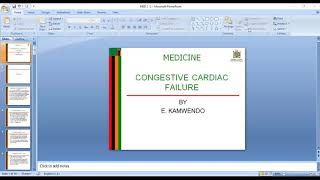 congestive cardiac failure [upl. by Nazus]