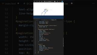 Day 093  🤯Micro Css Creative Pagination frontend programming coding webdevelopment css3 css [upl. by Charmain]