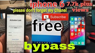 free bypass iphone 6 ios 1257 FRPFILE ALO V286 free tools 100 work [upl. by Nnahs]