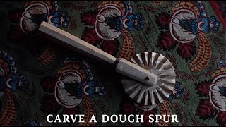 Carve a Pastry Crimper  Dough Spur  Swedish Slöjd  Kristins Curiosities  OLORS [upl. by Aekin]