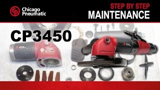 CP3450 Industrial Angle Grinder Tool Maintenance Demo [upl. by Yngiram120]