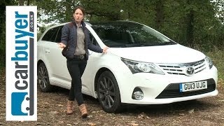 Toyota Avensis Tourer estate 2013 review  CarBuyer [upl. by Ilyse]