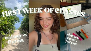 FIRST WEEK OF COLLEGE VLOG south florida edition nova southeastern university [upl. by Sitsuj]