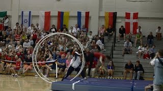 WC 2013 in Wheel Gymnastics Team Final Japan Vault 1 Tamura Motonobu [upl. by Letnuahs]