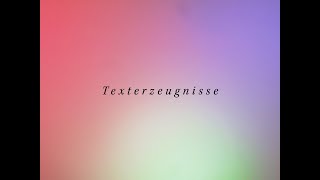 Texterzeugnisse – Annika Limbach Acht Punkte zum Ei oder eine merkwürdige Überlegung [upl. by Poul583]