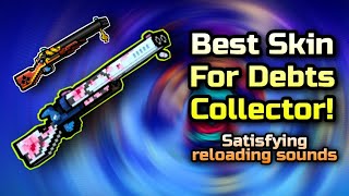 Best Skin For Debts Collector  Reloading Sounds  Shooting  Pixel Gun 3D [upl. by Bigelow]