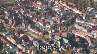 Stadtansicht der Altstadt von Halberstadt im Bundesland SachsenAnhalt [upl. by Ahtrim]